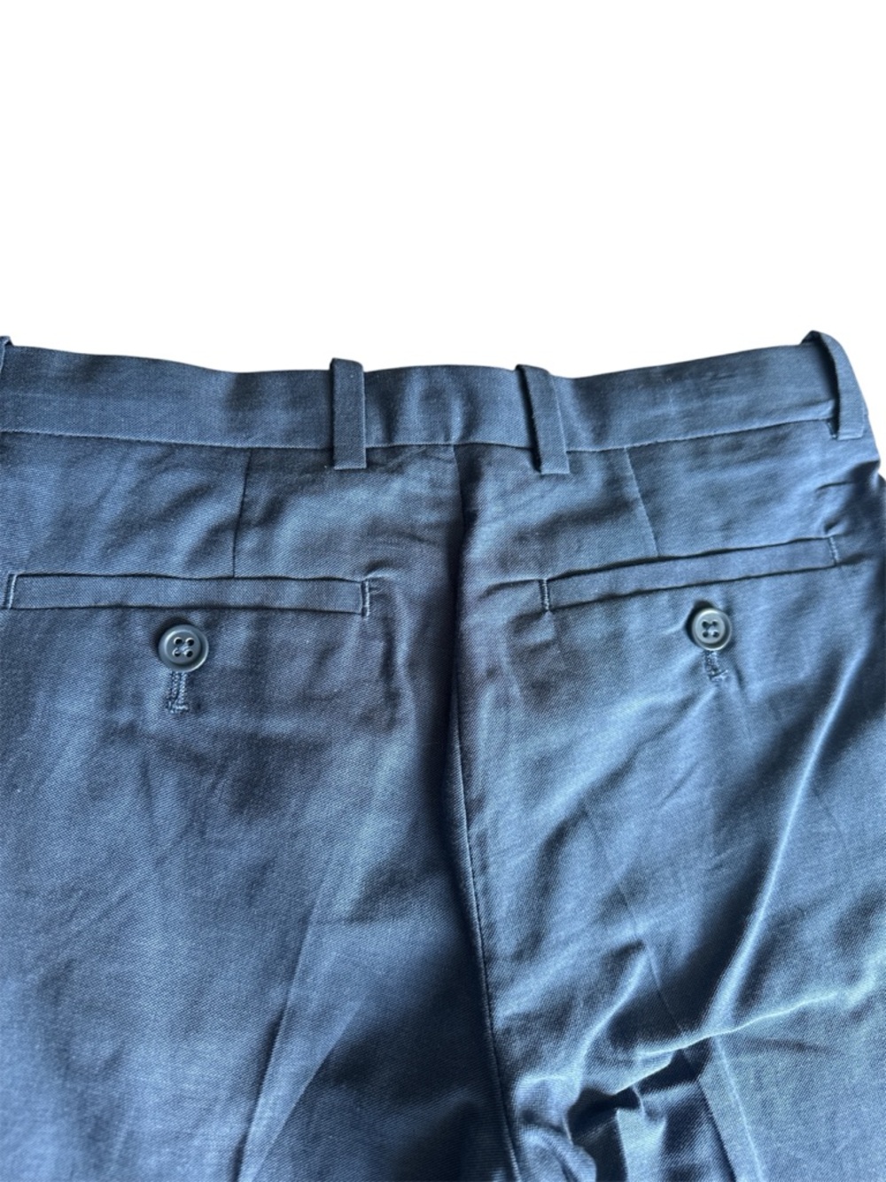 H&M boys Navy Blue Dress Pants - Straight Leg - Picture 2 of 4